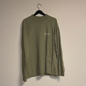 Essentials Sage Long Sleeve Men's Shirt